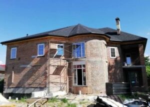 Completed turret roof after replacement